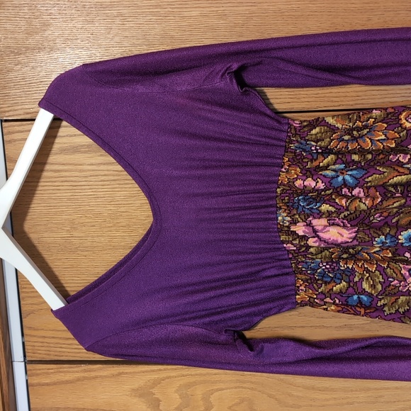 Vintage Hostess Dress By BeeLine - Picture 2 of 9